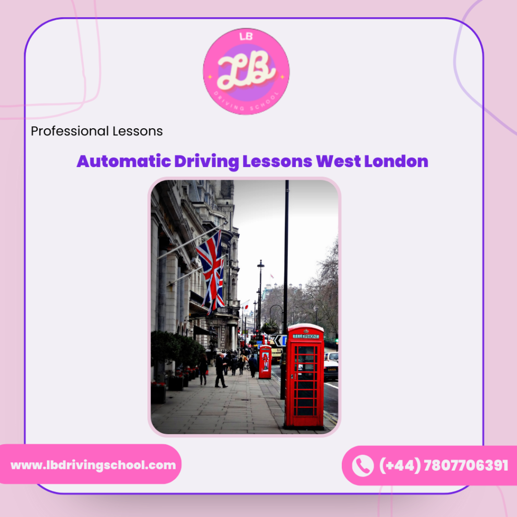 Automatic driving lessons west London.